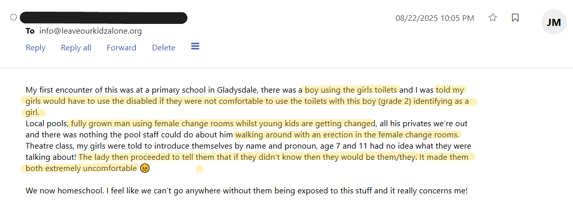 Children Bullied at School, exposed to nudity