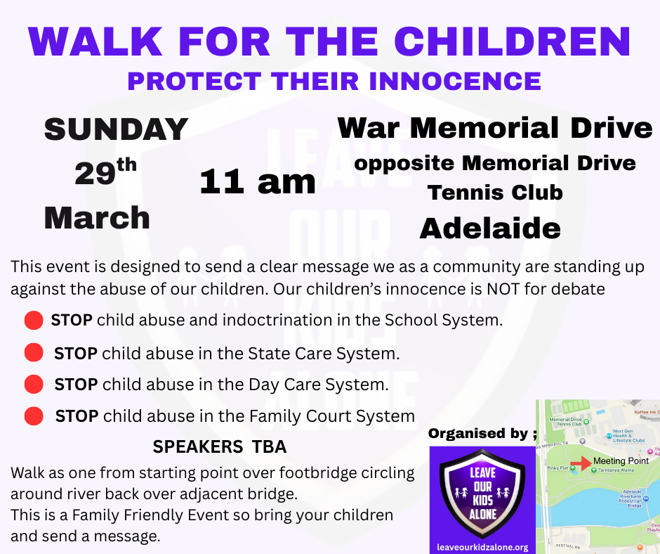 Adelaide Walk for the Children on the 29th of March 2026